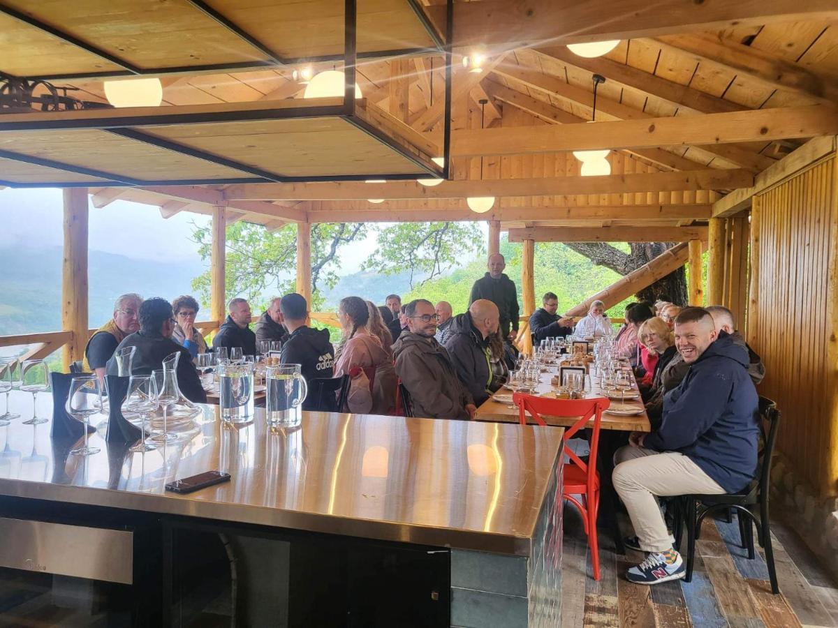 Sadmeli Winery Hotel Ambrolauri Bagian luar foto