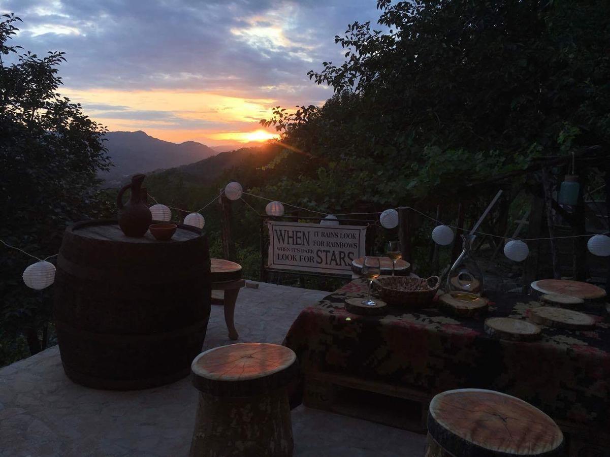 Sadmeli Winery Hotel Ambrolauri Bagian luar foto