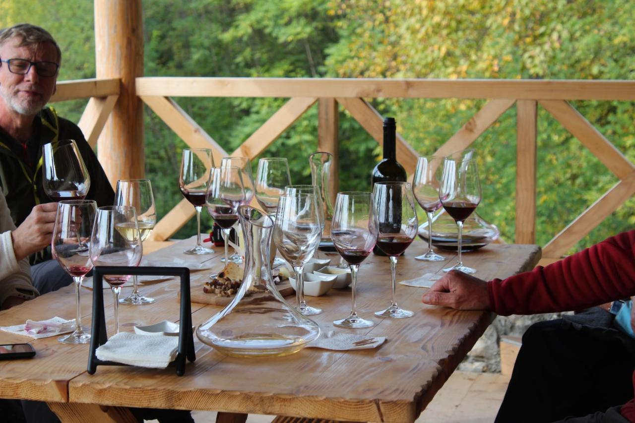 Sadmeli Winery Hotel Ambrolauri Bagian luar foto